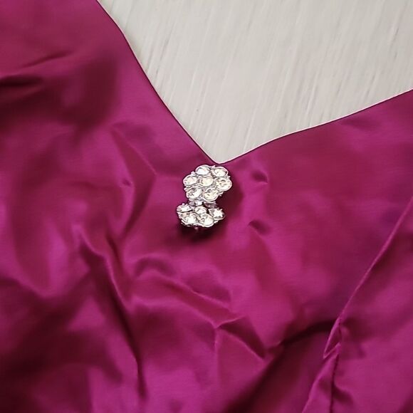 Vintage halter neck pink ombre 11/12 juniors size tulle lined prom - Picture 5 of 10